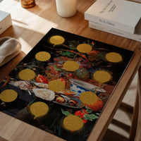 Gold Glitter Dots Still Life Print