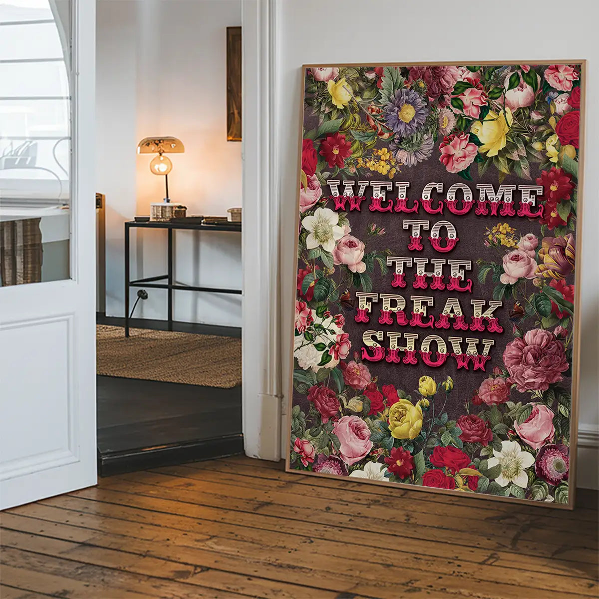 Welcome to the Freakshow Typography Maximalist Print