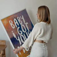 Baby I got your Monet Altered Art Print