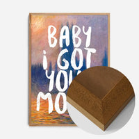 Baby I got your Monet Altered Art Print