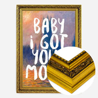 Baby I got your Monet Altered Art Print