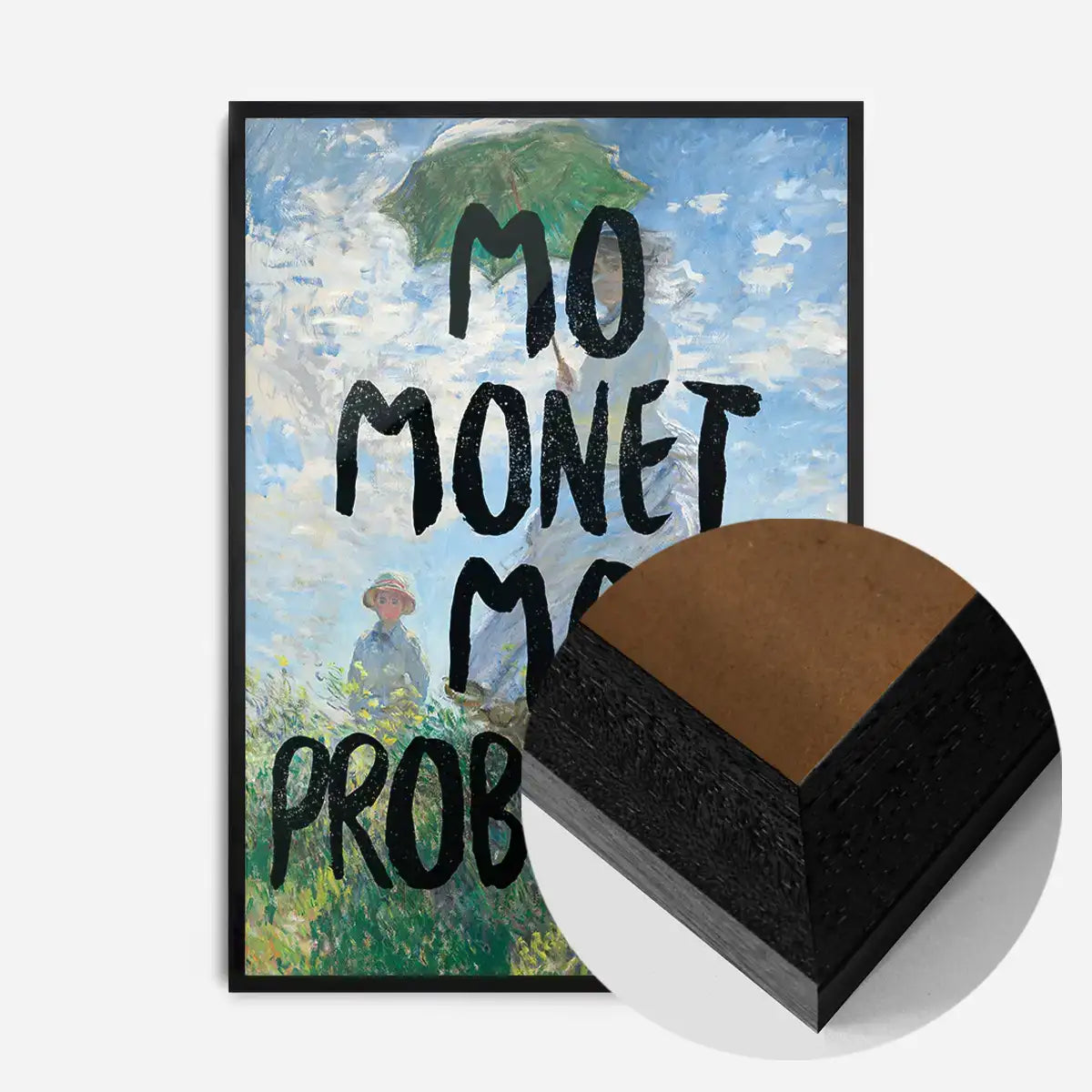 Mo Monet Mo Problems Altered Art Print