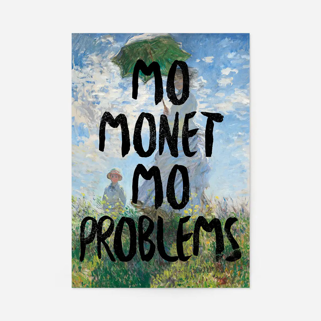 Mo Monet Mo Problems Altered Art Print