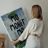 Mo Monet Mo Problems Altered Art Print