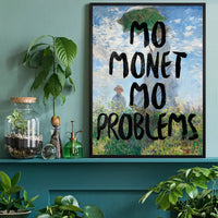 Mo Monet Mo Problems Altered Art Print