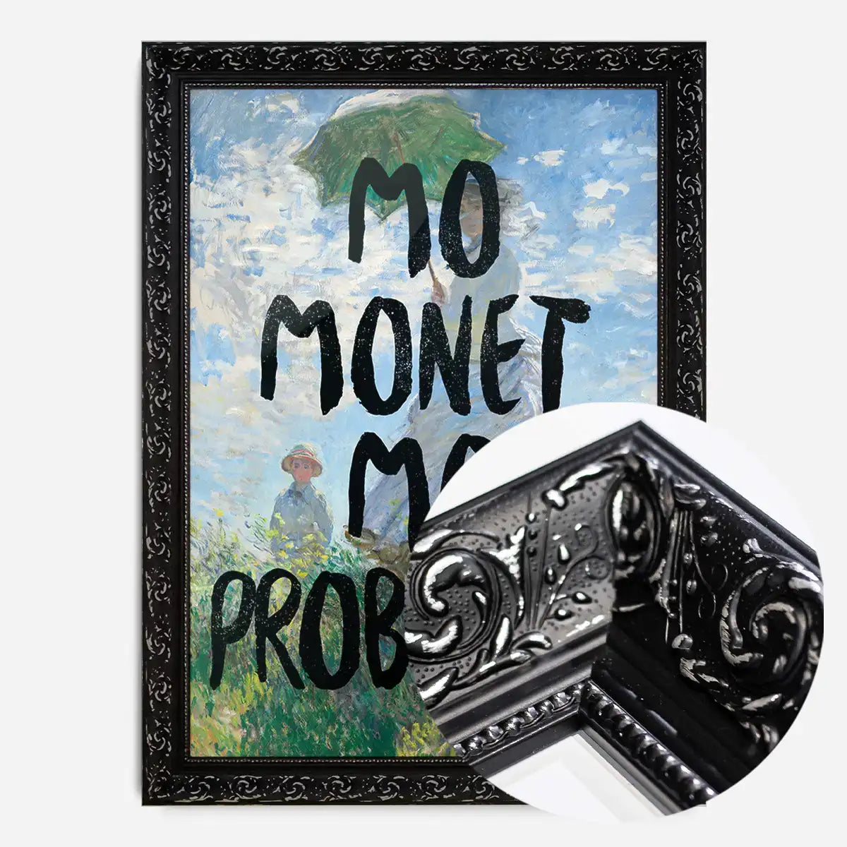 Mo Monet Mo Problems Altered Art Print