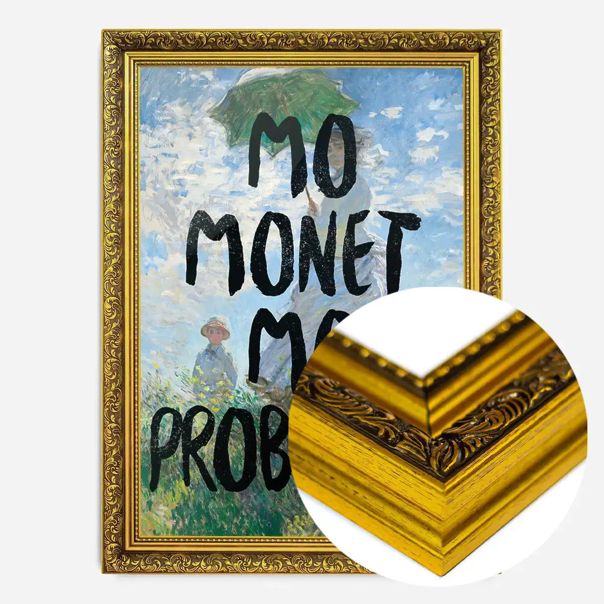 Mo Monet Mo Problems Altered Art Print