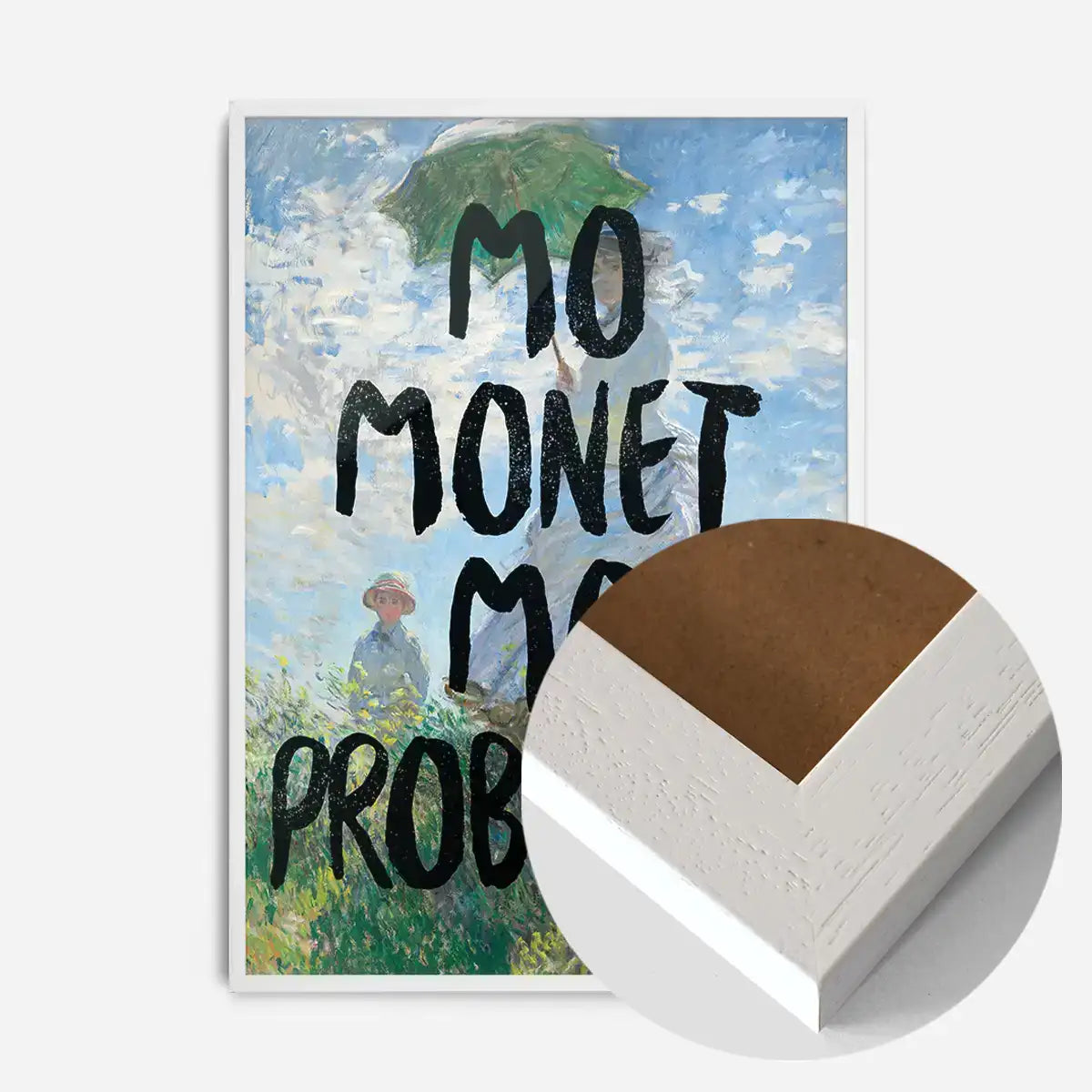 Mo Monet Mo Problems Altered Art Print
