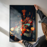 Fruits art Vintage Print by Abraham Mignon