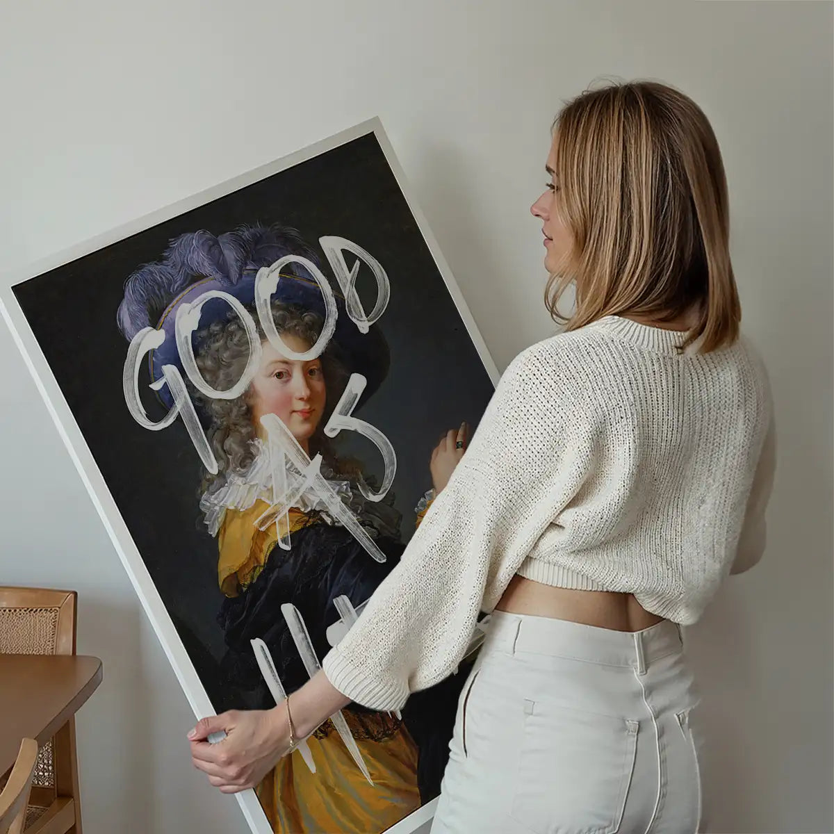 Good As Hell Vintage Portrait Print