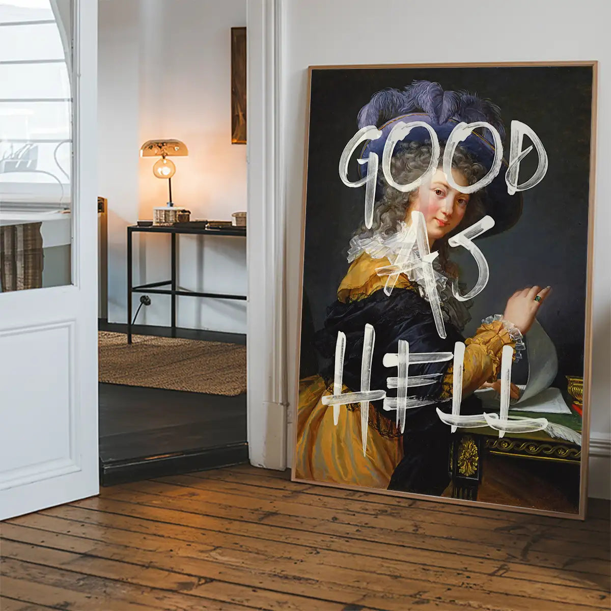 Good As Hell Vintage Portrait Print