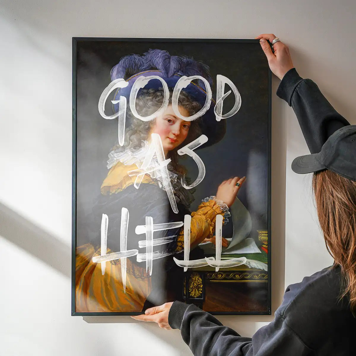 Good As Hell Vintage Portrait Print