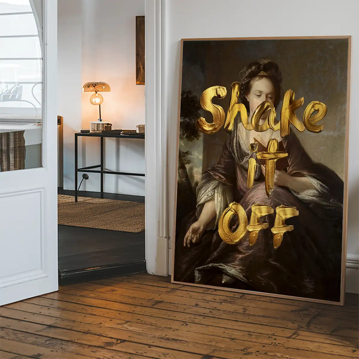 Shake It Off Vintage Portrait Print