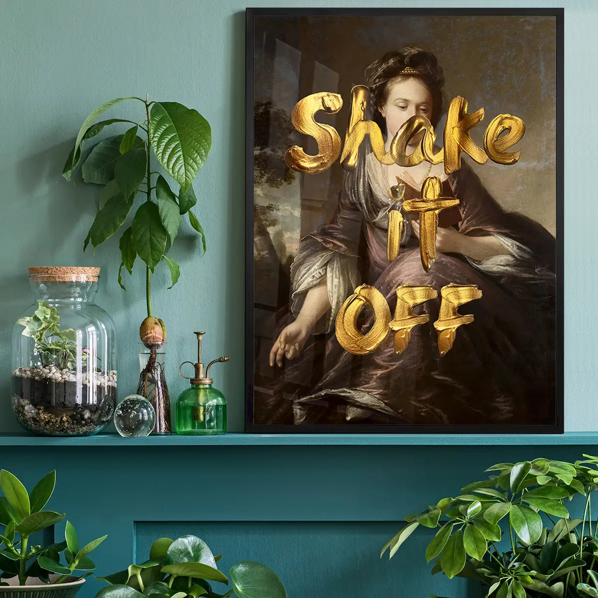 Shake It Off Vintage Portrait Print
