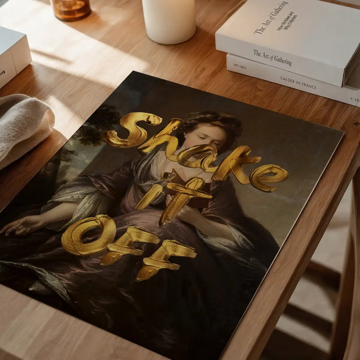 Shake It Off Vintage Portrait Print