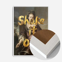 Shake It Off Vintage Portrait Print
