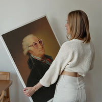 Sparkly Elton Glasses George Washington Portrait Print