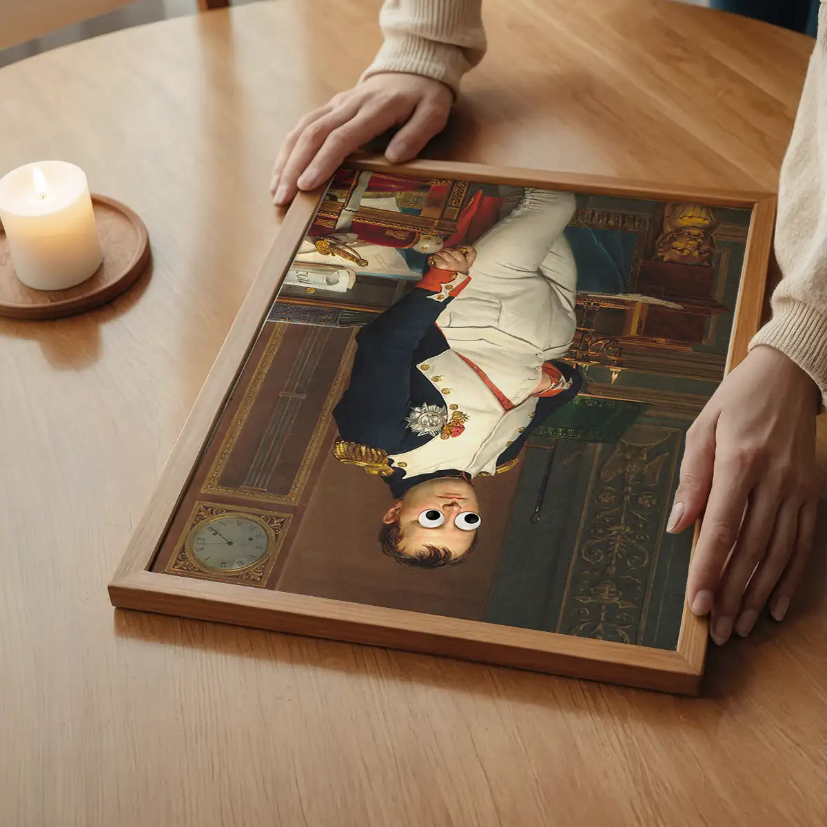 Stick On Wobbly Eyes Napoleon Print