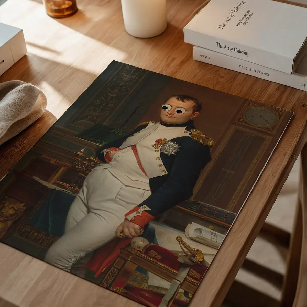 Stick On Wobbly Eyes Napoleon Print
