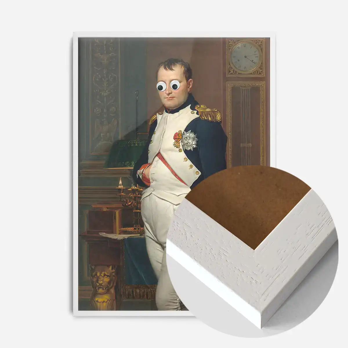 Stick On Wobbly Eyes Napoleon Print