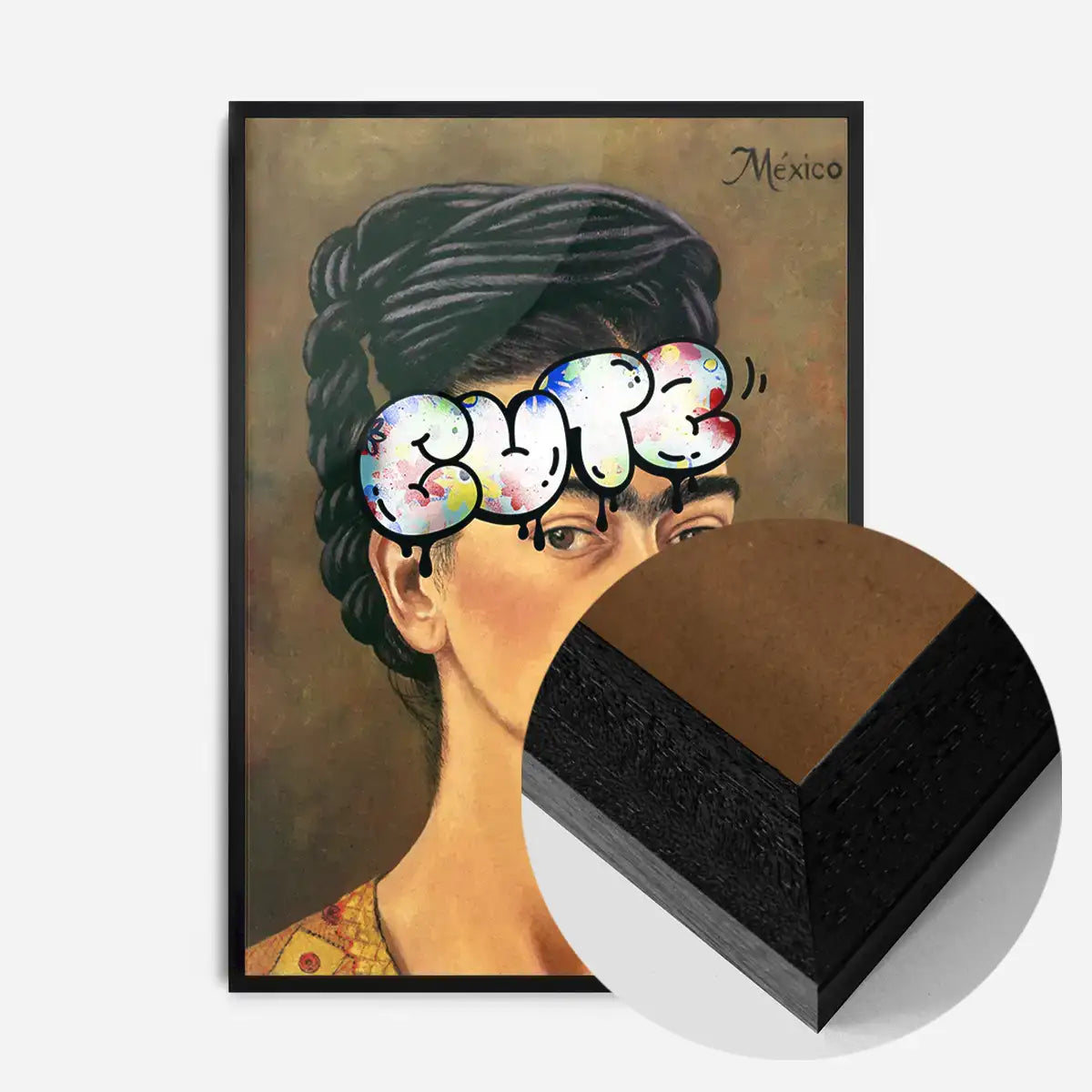 Cute Frida Kahlo Graffiti Tag Print