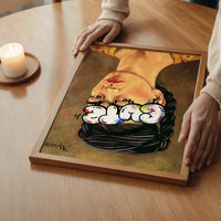 Cute Frida Kahlo Graffiti Tag Print