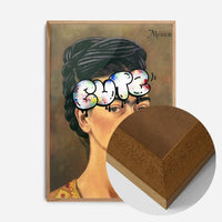 Cute Frida Kahlo Graffiti Tag Print