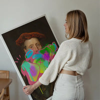 Dope Graffiti Tag Portrait Print