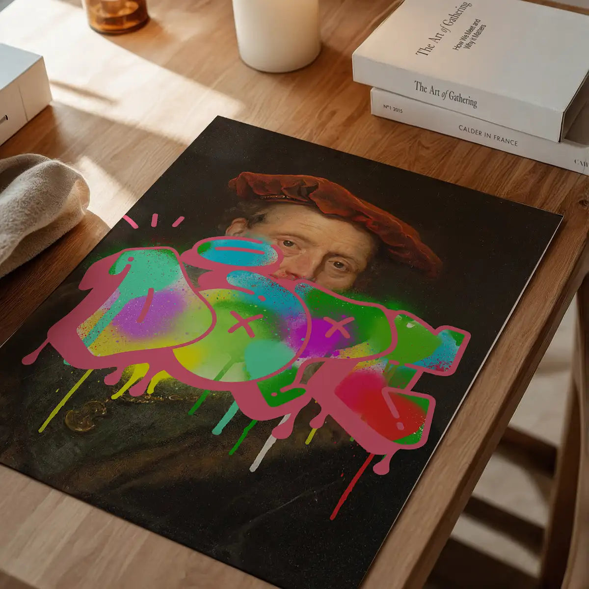 Dope Graffiti Tag Portrait Print