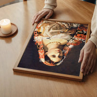 Graffiti Headscarf Portrait Print