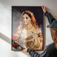 Graffiti Headscarf Portrait Print