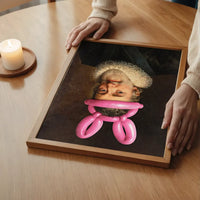 King Henri IV of France with Balloon Bunny Rabbit Ears Print
