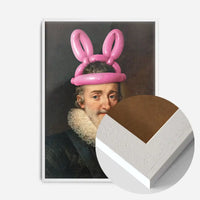 King Henri IV of France with Balloon Bunny Rabbit Ears Print