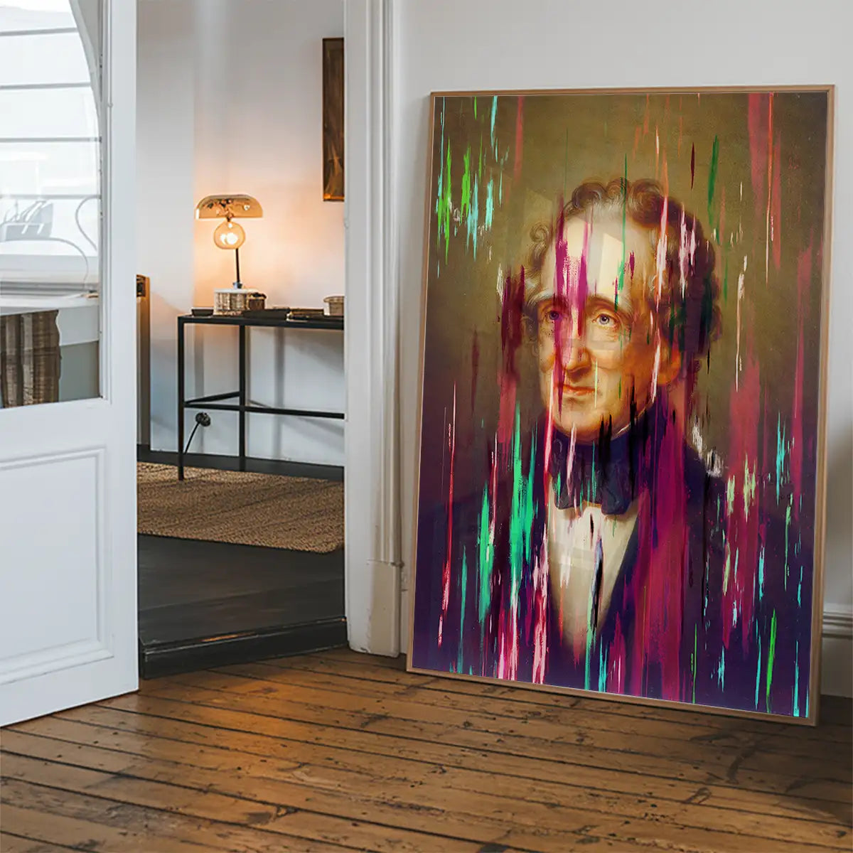 Paint Streaks Thomas Sully by Rembrandt Peale