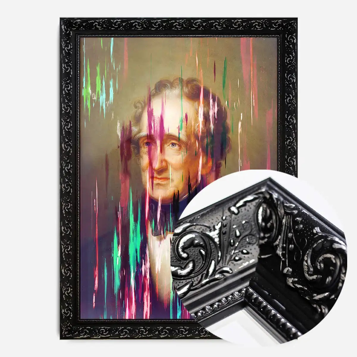 Paint Streaks Thomas Sully by Rembrandt Peale