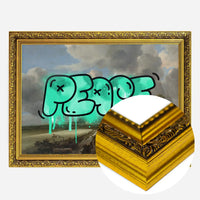 Peace Landscape Painting Graffiti Tag Print