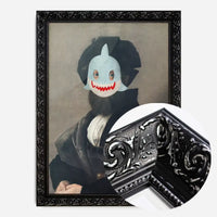 Felt Shark Mask Portrait Print