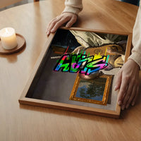 Slay Graffiti Tag Portrait Painting Print