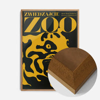 Vintage Warsaw Zoo Tiger Poster