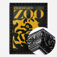 Vintage Warsaw Zoo Tiger Poster