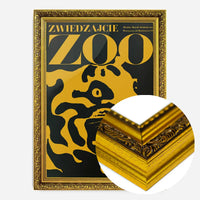 Vintage Warsaw Zoo Tiger Poster
