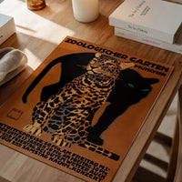 Vintage Munchen Zoo Leopard Poster
