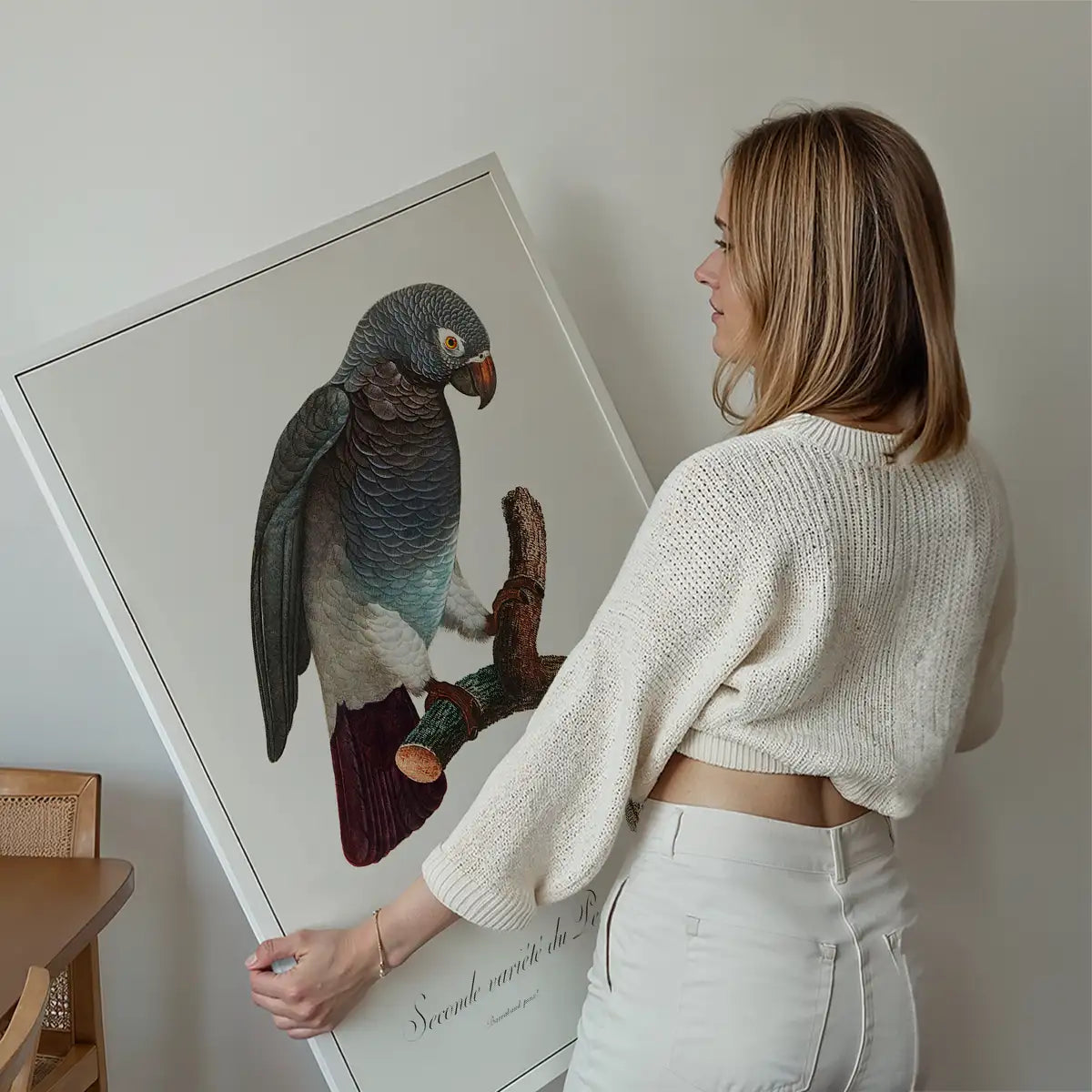 Grey Parrot Bird Print