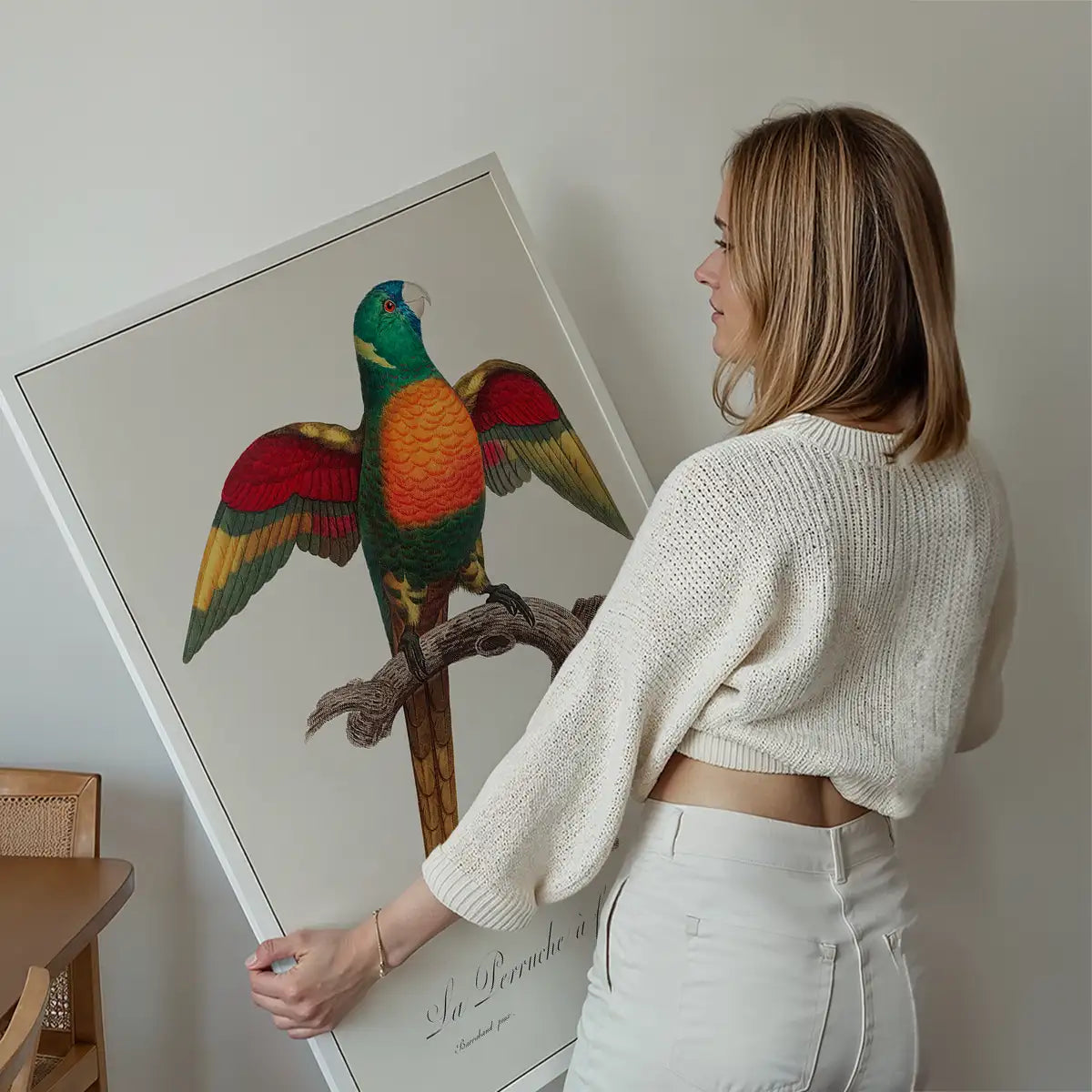 Blue Headed Parrot Bird Print