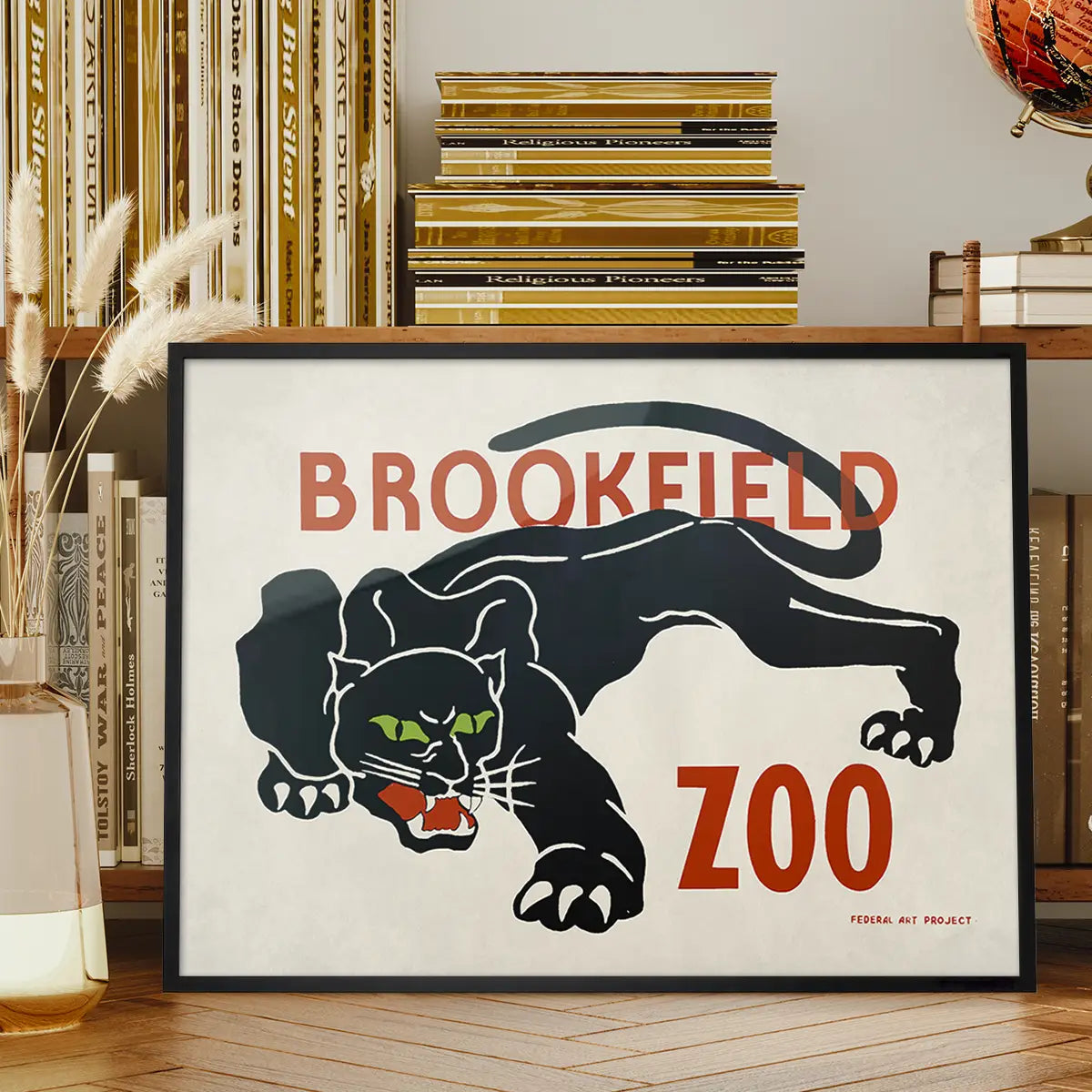 Black Panther Brookfield Zoo Poster