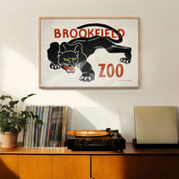 Black Panther Brookfield Zoo Poster