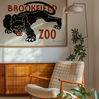 Black Panther Brookfield Zoo Poster