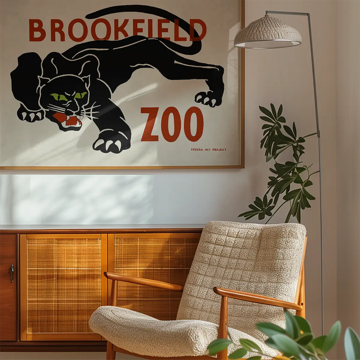 Black Panther Brookfield Zoo Poster