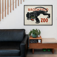 Black Panther Brookfield Zoo Poster