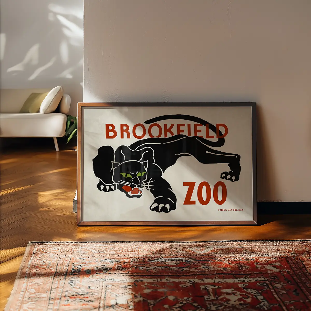 Black Panther Brookfield Zoo Poster